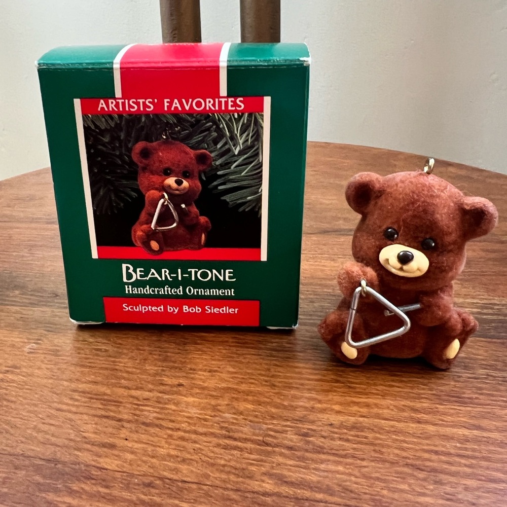 Vintage Bear-I-Tone ornament